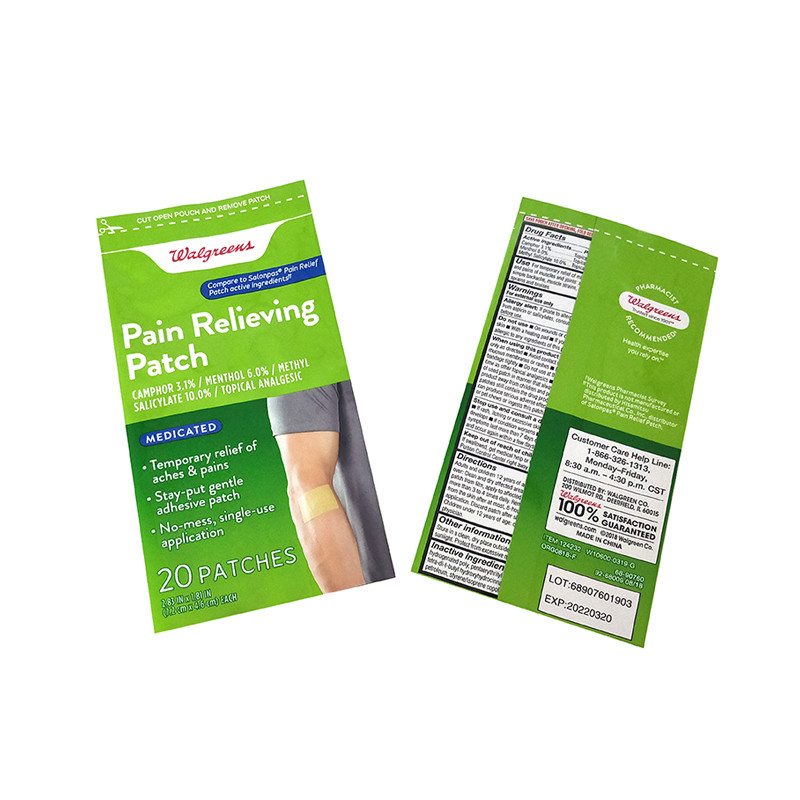 High Quality custom printing PET Heat Back center sealed paste Packaging Bags with factory price