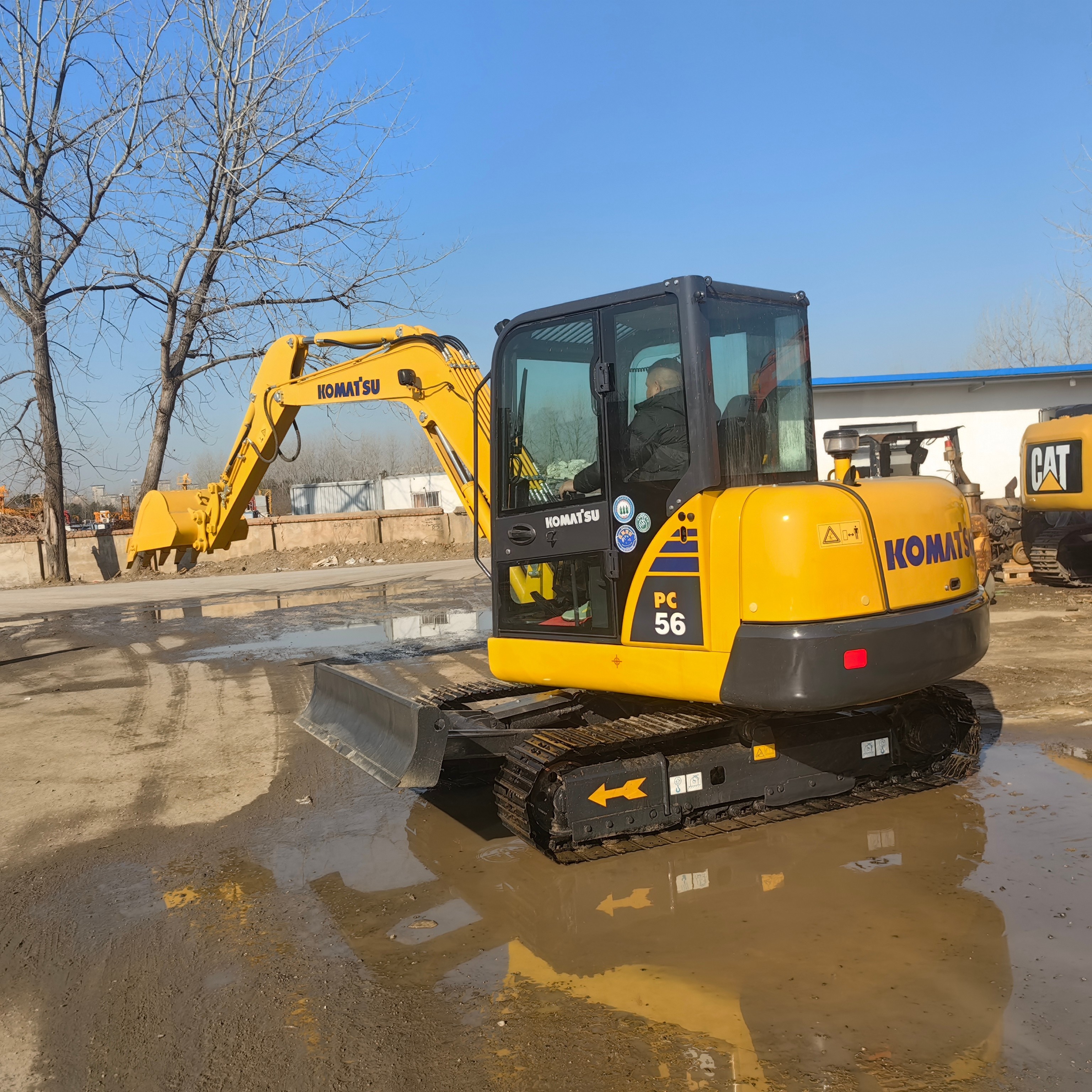 5ton Small Used Komatsu Excavators PC56 Original Affordable Efficient Mini Digger