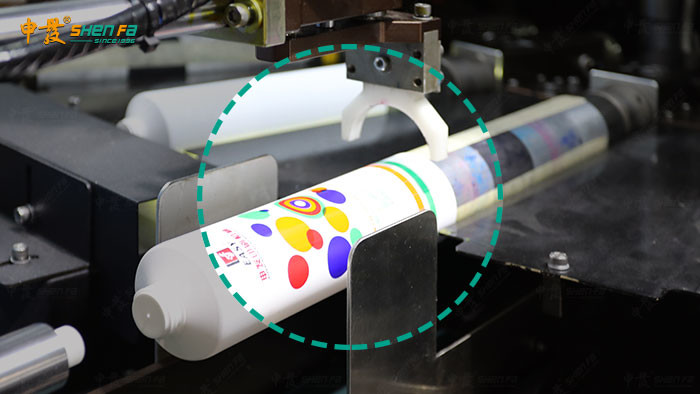 PE Tube Varnishing Five Colors Automatic Screen Printing Machine