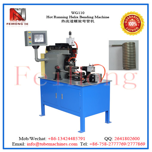 pipe bender for heater tubular