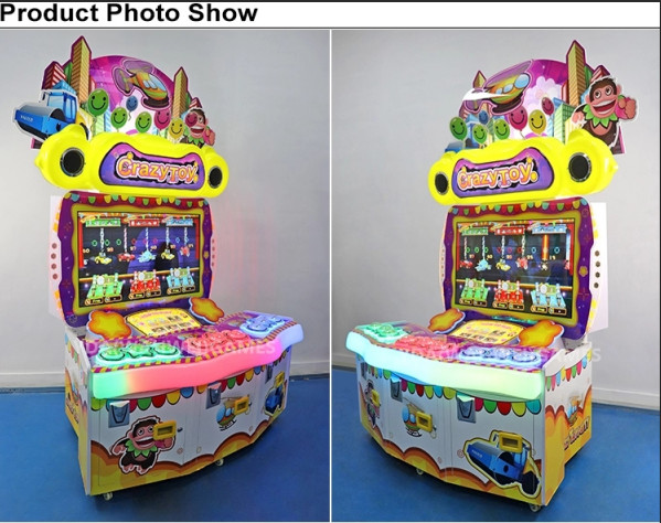 Crazy toys Coin Operated ticket redemption game machine