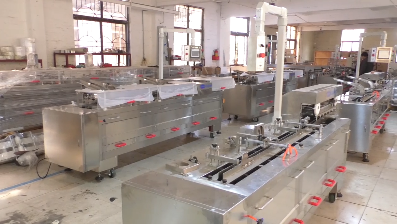 600pcs/Min/Lane Sandwich Biscuit Machine Siemens PLC With Packing Machine