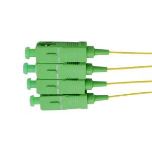 customization Pigtail SC APC UPC Sm 9/125 1m 1.5m 0.9mm G652d G657A PVC LSZH
