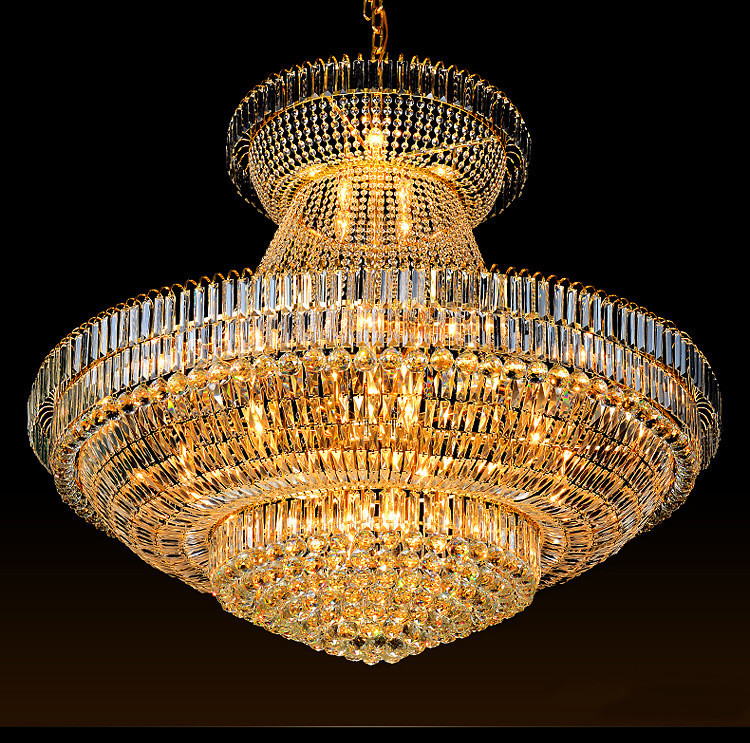 Decorative Artistic Modern E14 Crystal Pendant Light 110V Size Customize