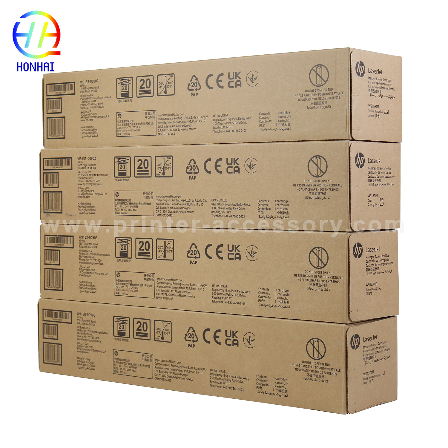 Toner Cartridge For HP Color Managed MFP E78635dn E78625dn E78630dn W9150MC W9151MC W9152MC W9153MC Printers Toner Cartridges