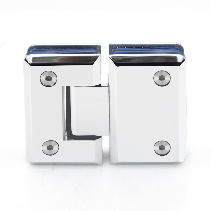 Stainless Steel Brass 90 Degree Wall Mount Offset Shower Glass Hinge for Square Appearance