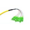 Buy cheap 850nm 1300nm Bundle SM Fiber Optic Pigtail 8 Core SC APC Pigtail from wholesalers