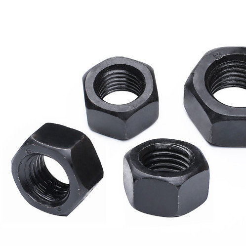 Grade 2 5 8 Black M6-M68 Din934 Hex Nuts And Washers