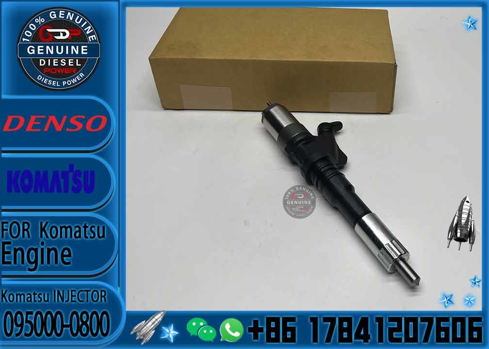 Diesel Fuel Common Rail Injector 095000-1211 6156-11-3300 095000-1210 095000-0800 095000-0801 for Komat-su PC400-7 PC450