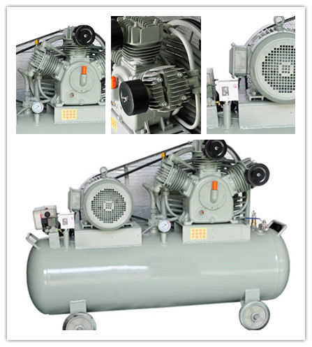380v 3 Cylinder 7.5kw 10Hp Reciprocating Piston Compressor Drive Belt