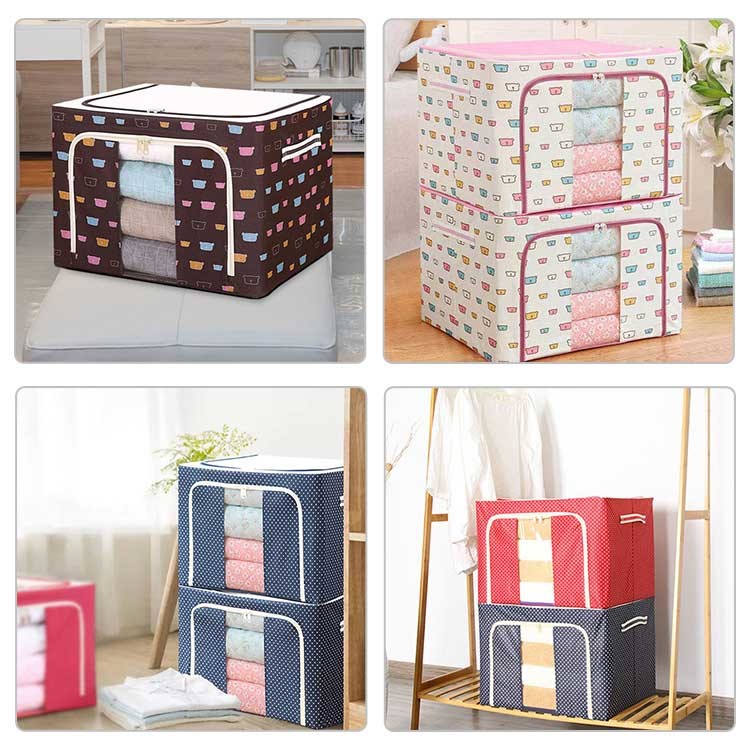 Multiscene Cube Fabric Household Storage Containers Breathable 23.6*16.5*15.7inches