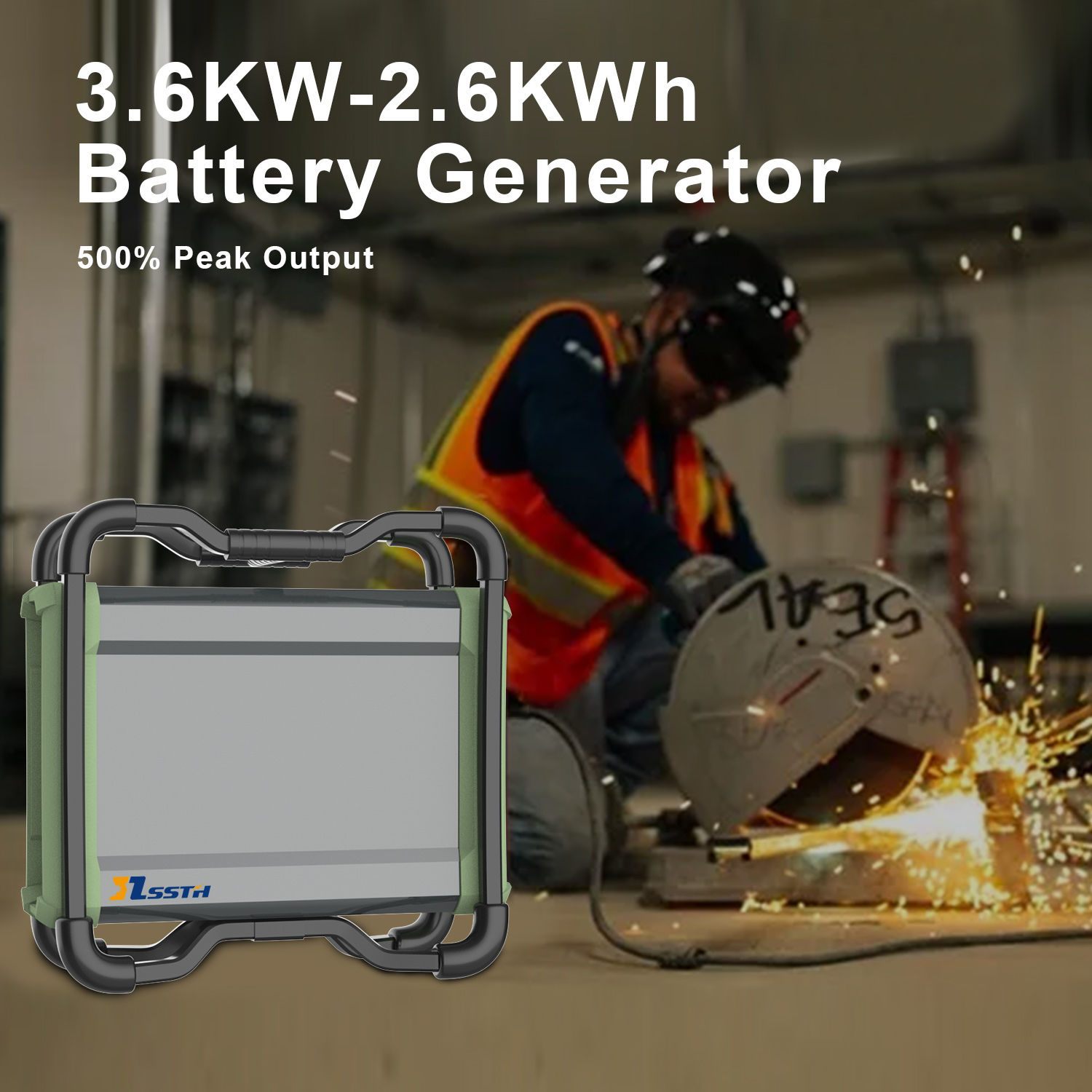 All in One 3600W 2600Wh Pure Sine Wave Portable Lithium Battery Power Station