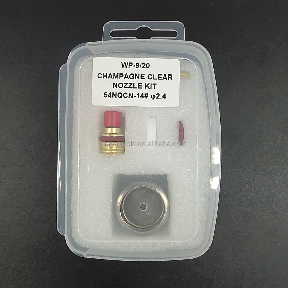 1.6mm TIG Welding Torch Glass 14 Cup Collet and WP920 Welding Nozzle for Welding