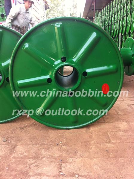 Pressed steel bobbin cable spool for steel wire cable copper PND 800 cable steel