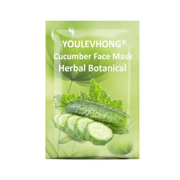 Hyaluronic Acid Aloe Vera Cucumber Face Mask Sheets Hydrating and Soothing 10