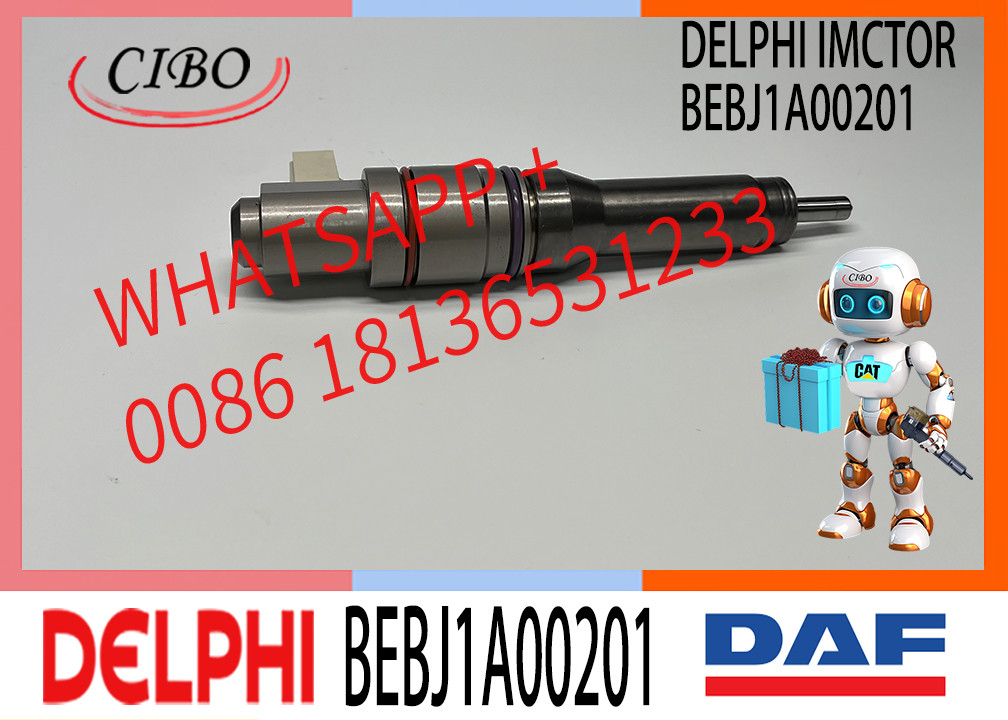 Remanufactuered Common Rail Diesel Fuel Injector Nozzle 1820820 1905002 BEBJ1A00201 BEBJ1A05001 For DAF CF 85 XF105