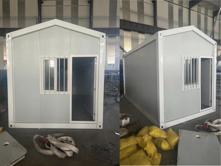 Industrial Design Style Steel Frame for 6 x 3 x 2.8m Flat Pack Galvanized Light Steel Prefab Shipping Container Module