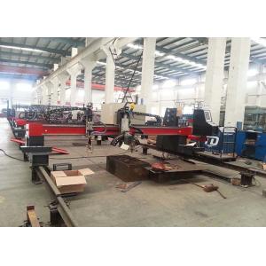 Dual Side Drive Mode Panasonic CNC Plasma Gas Plate Cutter with Plasma Bevel