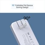 USB Type C PD Wall GaN Fast Charger 65W US UK Plug Power Adapter QC 3.0 Foldable