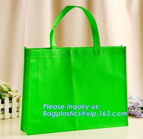 Customized Non Woven Shopping Bag Logo Printing Non Woven Bag With Tote, gift advertisement Reusable non woven shopping
