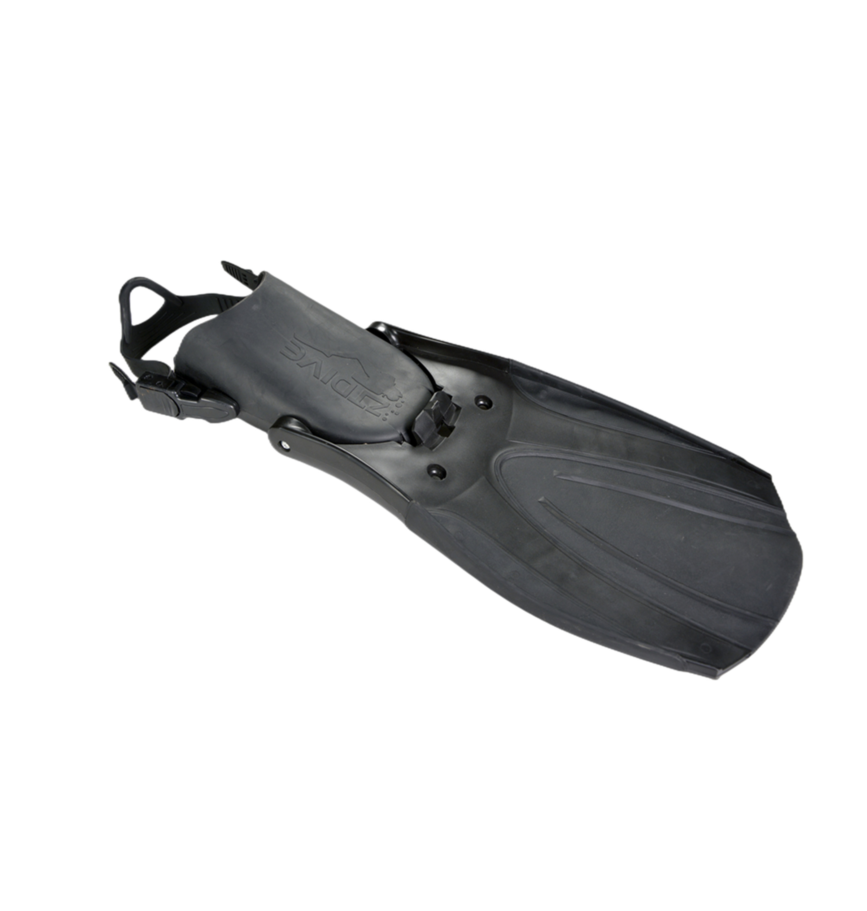 FCC Durable Short Flippers For Swimming , Anti Corrosion Scuba Swim Fins