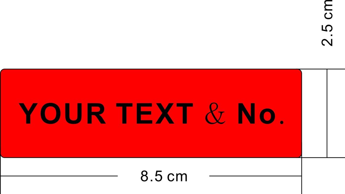 High residue PET Security VOID sealing Labels with customized design