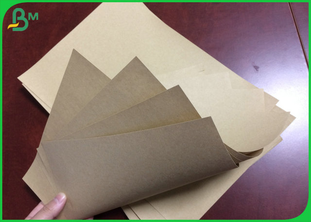 A0 A1 120gsm 150gsm Unbleached Brown Kraft Paper Roll For Normal Package 