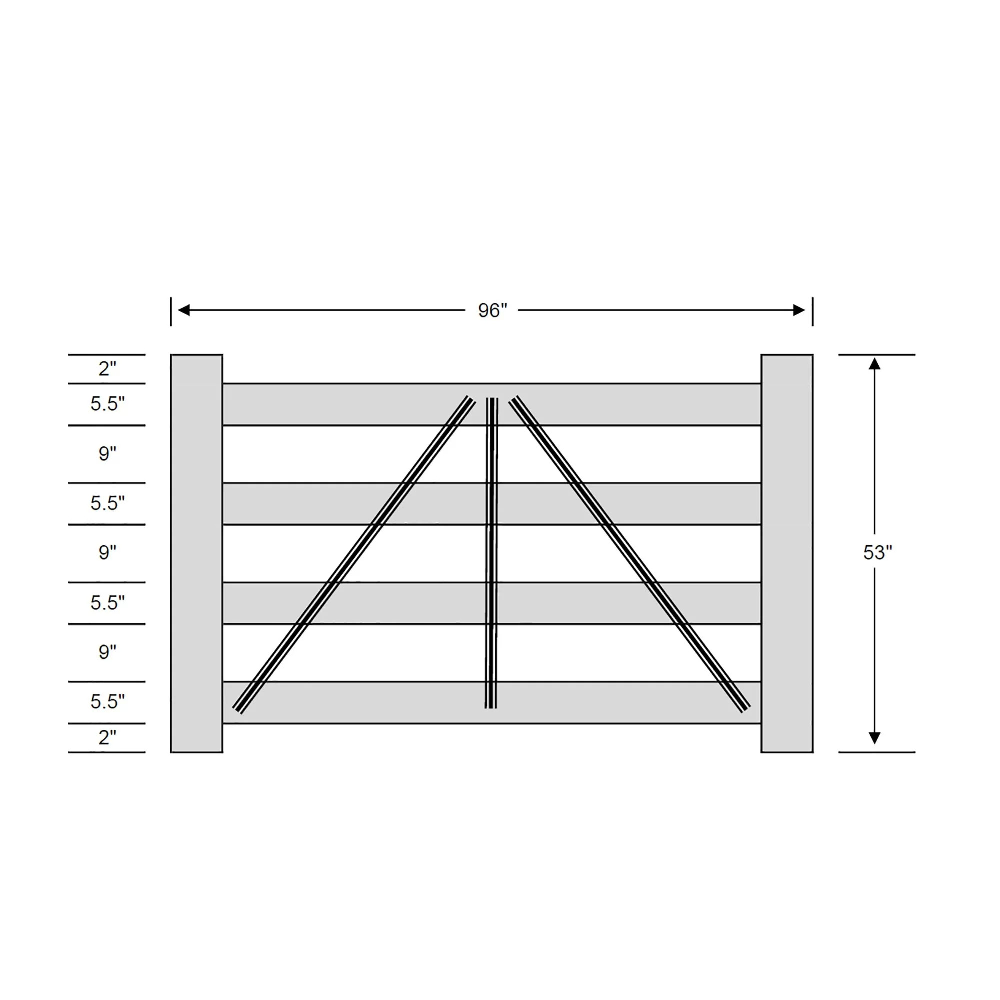 UV Resistant Plastic White Vinyl PVC 3 Rail Horse Fence
