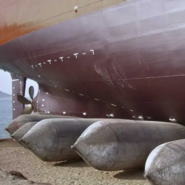 Various Sizes Marine Salvage Airbags Quick Inflation Deflation Rugged Design Multi Purpose