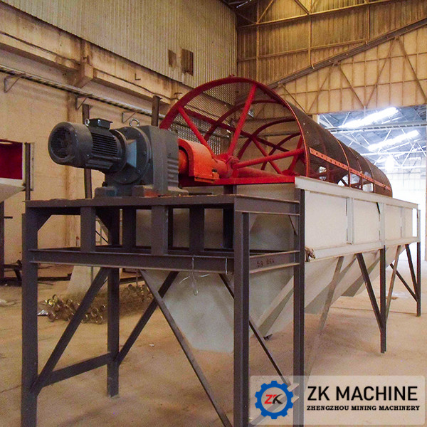 Rotary Drum Sieve 50t/h Mobile Trommel Screen