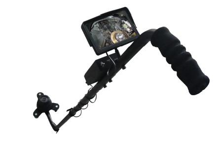 Black 4.3 Inch Lcd Screen Under Vehicle Inspection Scanner For Car Bomb