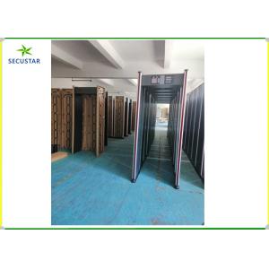 Multi Zone Door Frame Metal Detector , Sound Alarm Walk Through Security Gate