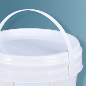 Customrized Logo 5L Round PP Buckets with Handle Corrosive-Resistant Paint in