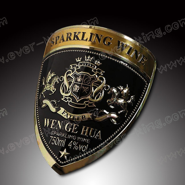 Waterproof CMYK Printing Liquor Bottle Labels
