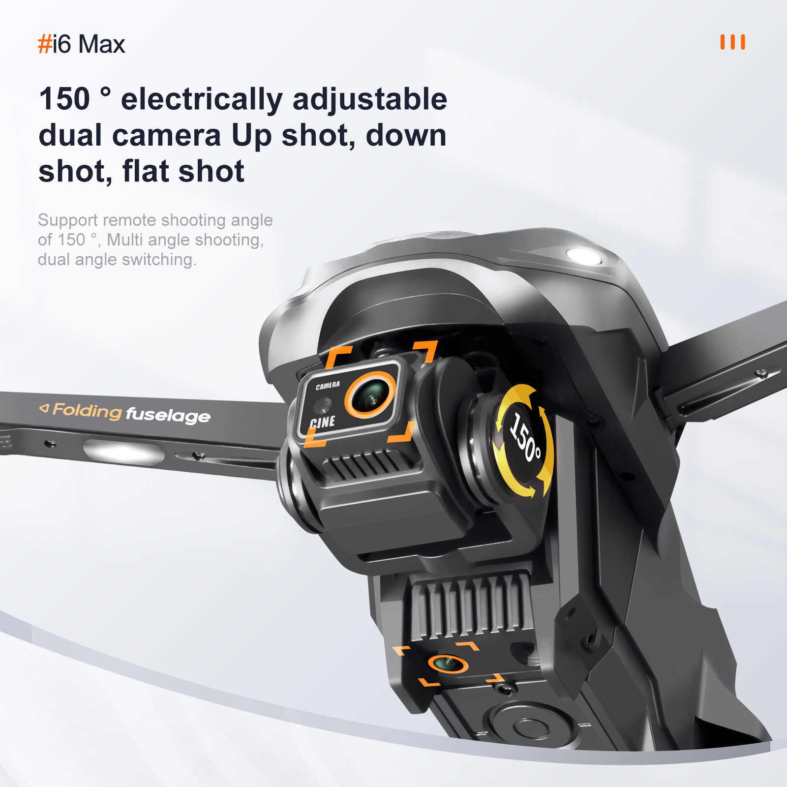 I6 Max Obstacle Avoidance Night 4k Dual Camera Aerial Fpv Drone Brushless Motor Wind Resistant Optical Flow Rc Quadcopter