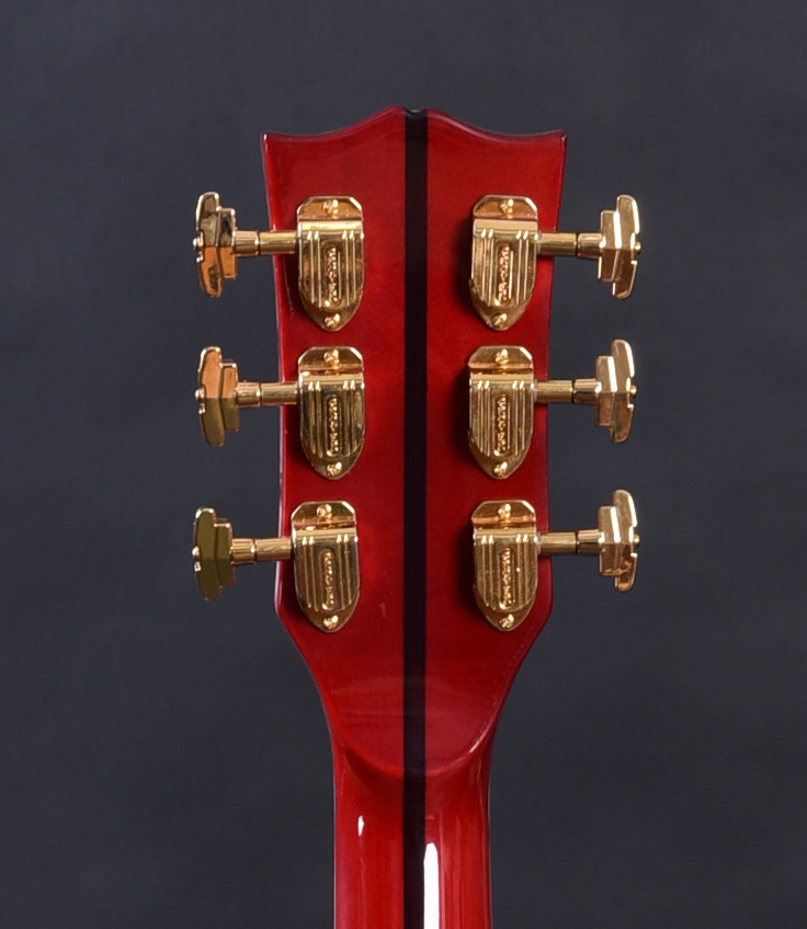 Customized acoustic guitar, 43 inch Jumbo guitar, Quilt Vine Viper red, Guitarra acustica