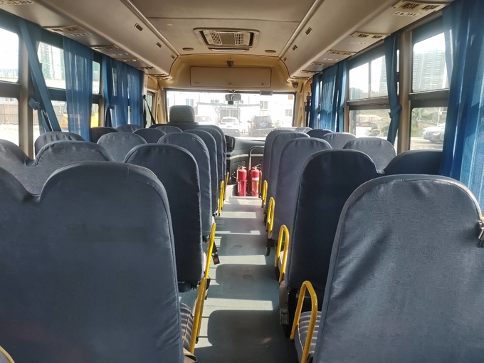 ShenLong Used School Buses 36 Seats LHD Steering Position Diesel Fuel Type