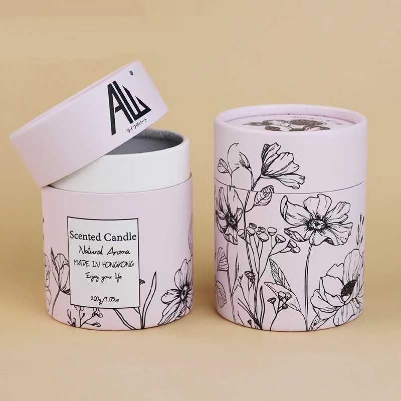 Customizable Cylindrical Print Candle Paper Tubes with Accept Custom Finishing