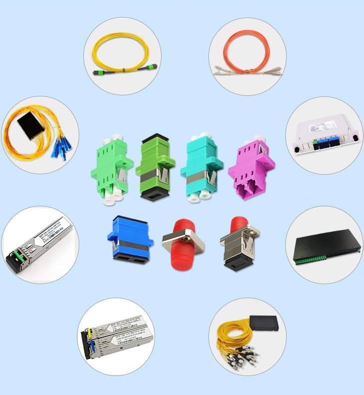 Steel Tube Type 4 Way Fiber Splitter , SC APC PLC Splitter 1x4