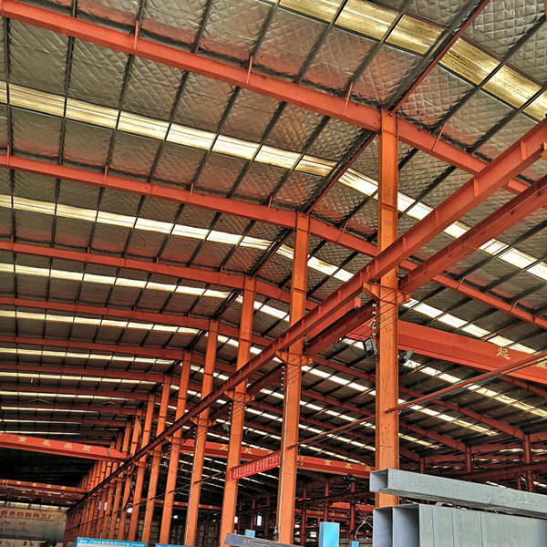Large Span Light Steel Structure Building Workshop with Crane Beam