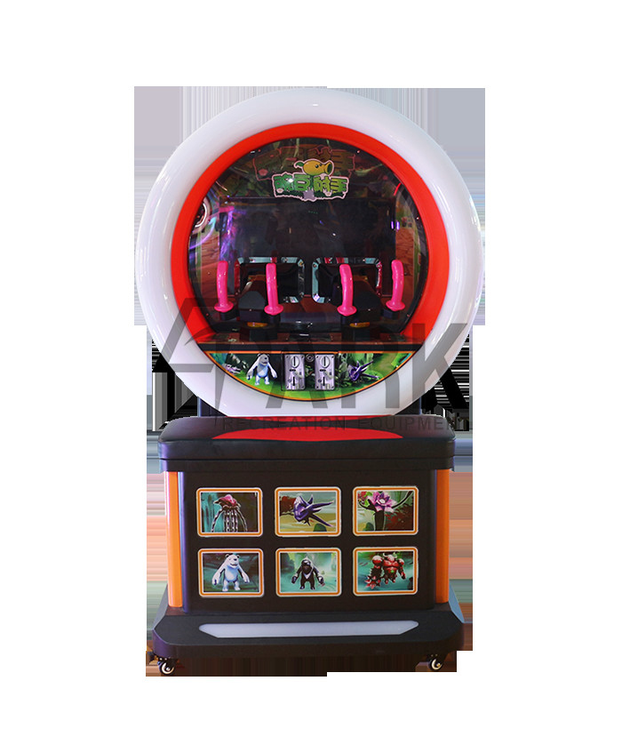 High Resolution Shooting Arcade Machines Low Power Consumption 180KG