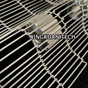 Z Shape Ladder Wire Mesh Belt For Fiber For Textile And Packaging Shrinking