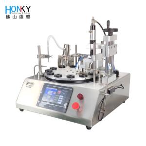 Semi Automatic 2000 BPH Vial Capping Machine With Ceramic Pump