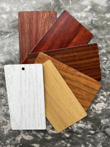 Anodized EPDM SEAL Top Opening Style Aluminum Casement Windows Wood Grain Color