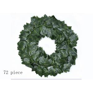  Lightweight 0.02kg / Piece Hanging Maple Artificial Green Leaves Manufactures