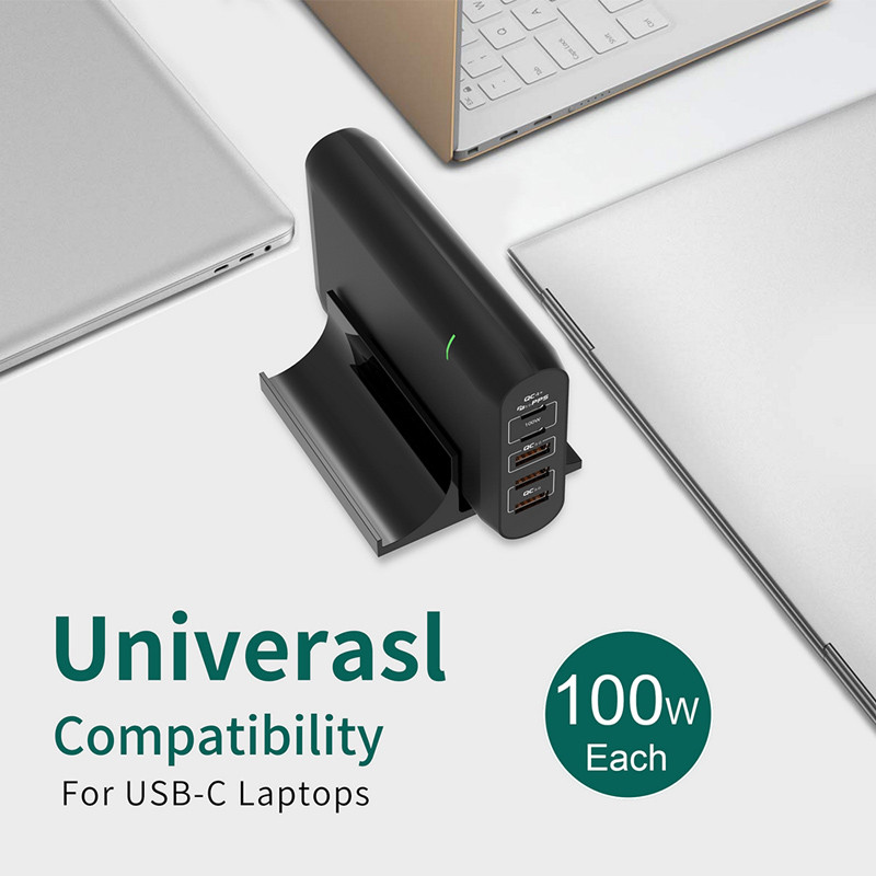 PD 110W Multi GaN USB Charger QC 4.0 3.0 GaN Quick Charge For MacBook Pro / Lenovo
