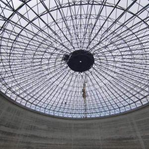  Prefabricated Steel Space Frames Structure Q235 For Clinker Silo Manufactures