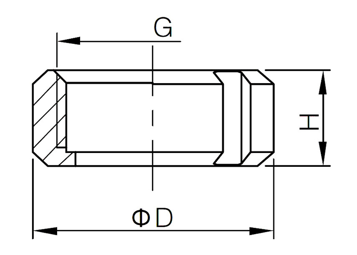 Dimension of Sanitary DIN Union Fittings – Round Slotted Nut