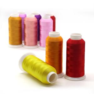 OEM/ODM 100% Polyester Lot Stock 700 Colors Embroidery Thread for Fast Machine