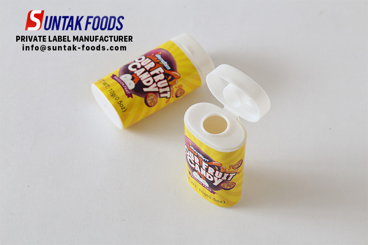 OEM Sugar Free Candy Passion Fruit Flavor Sour Taste For Breath Fresh
